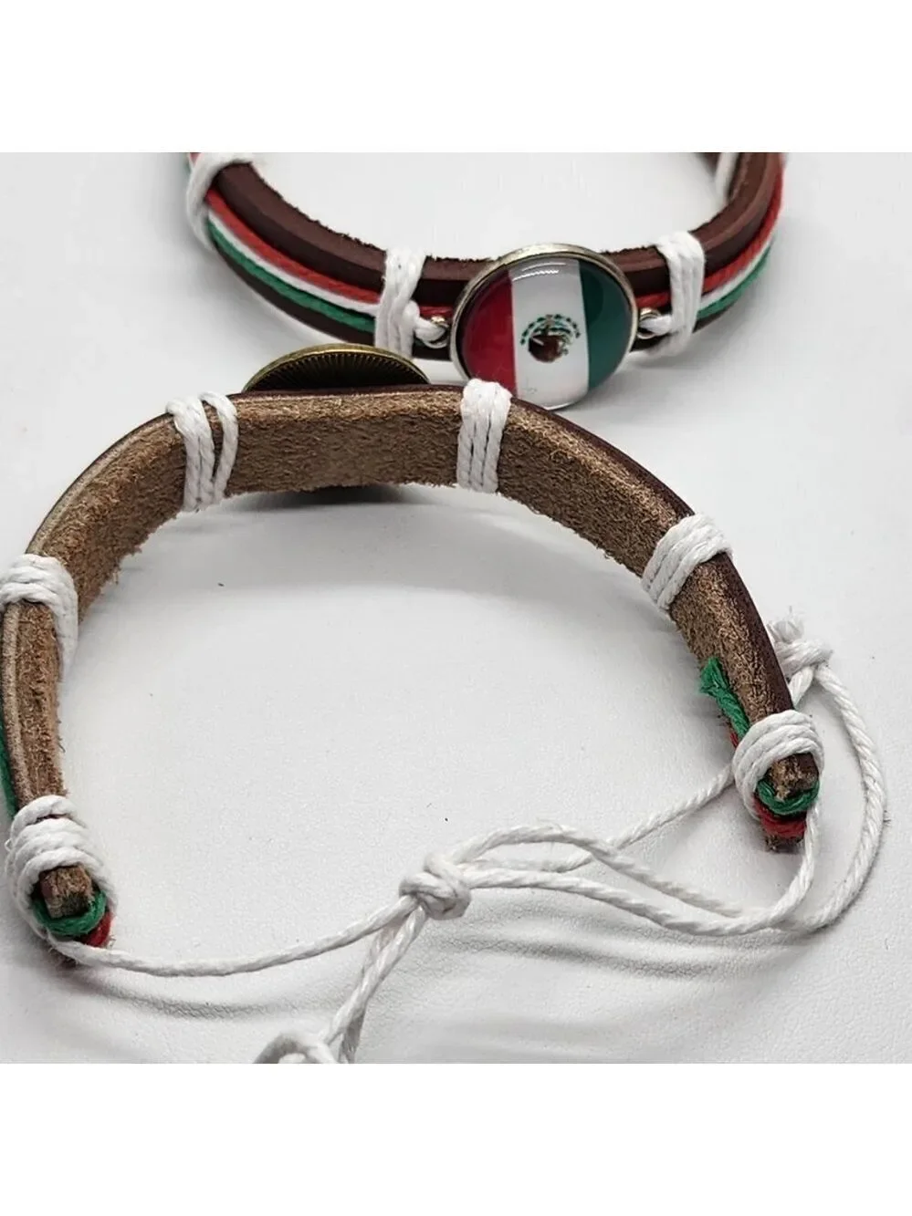 Brand New Mexican Flag Adjustable Bracelet